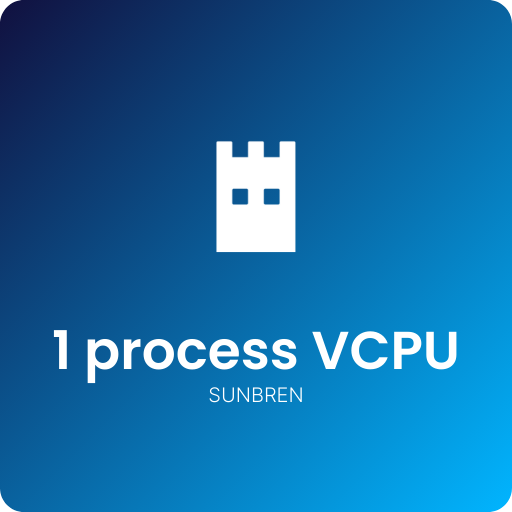 1 COEUR PROCESSEUR VCPU